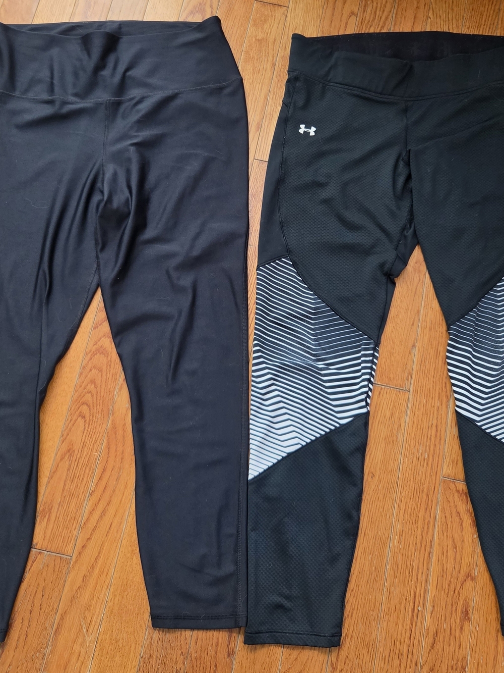 Lot of 2 -Under Armour - Women’s Plus Size 1X Athletic capri crop leggings pants